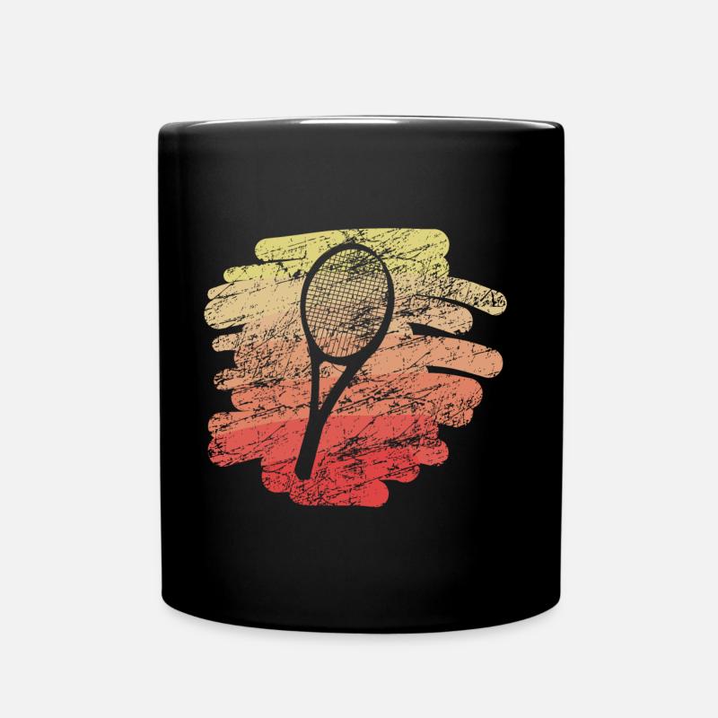 Tennis et tennis - Mug uni - noir