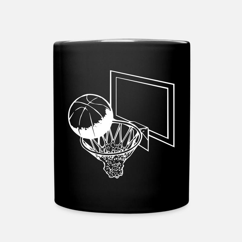 Basketball - Panier de basketball - Mug uni - noir