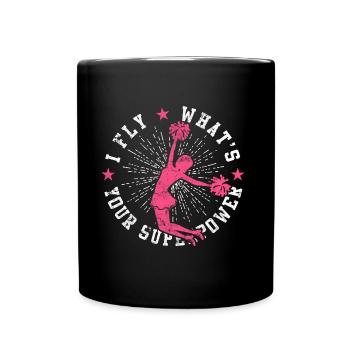 cheerleader saying - Full Colour Mug - black - Front