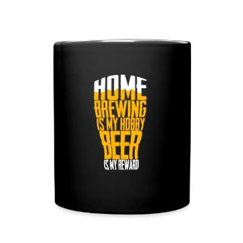 beer brewer - Full Colour Mug - black - Front