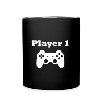 Jeu Player 1 Controller Cadeau - Mug uni - noir - Devant