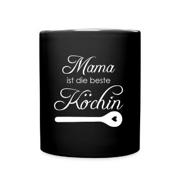 Mama - Tasse einfarbig - Schwarz - Vorne