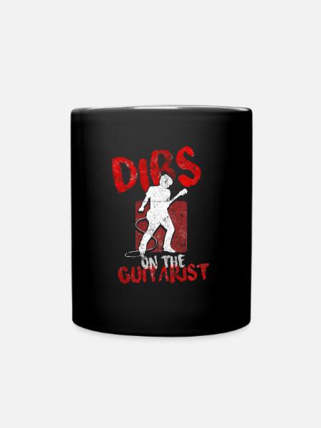 guitar musician - Full Colour Mug - black