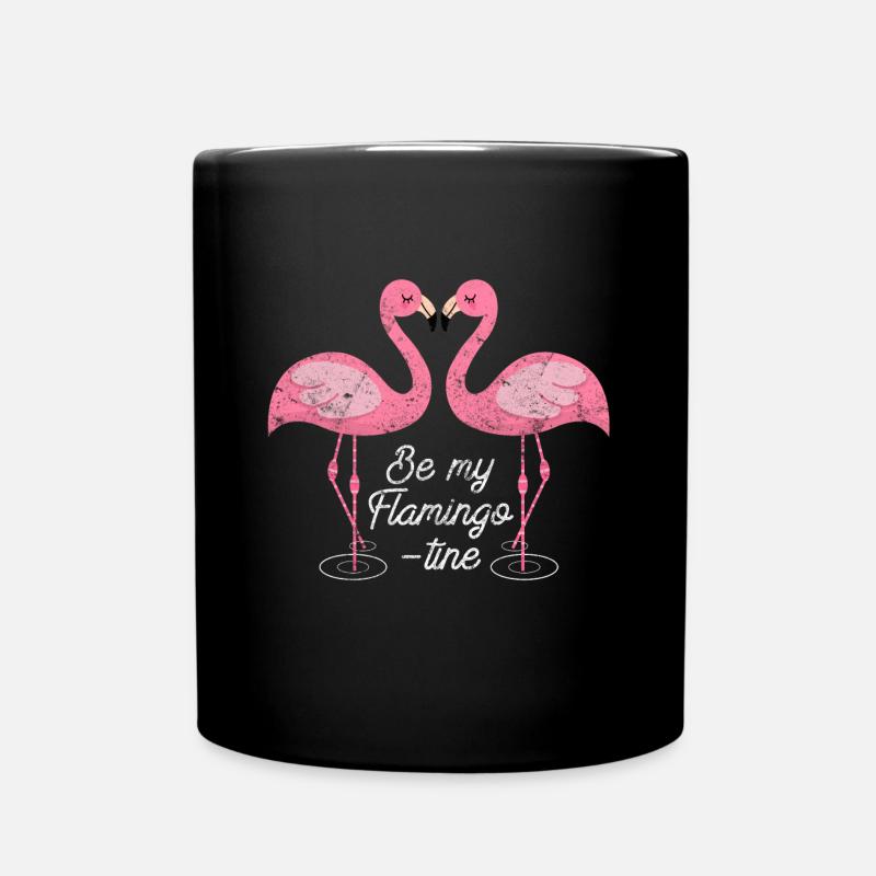 Flamant rose - Mug uni - noir