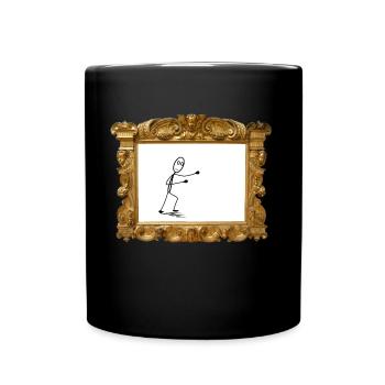 Kunst - Tasse einfarbig - Schwarz - Vorne