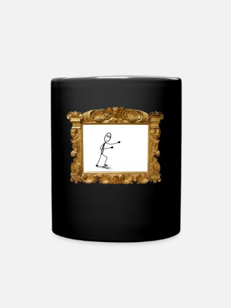 Kunst - Tasse einfarbig - Schwarz