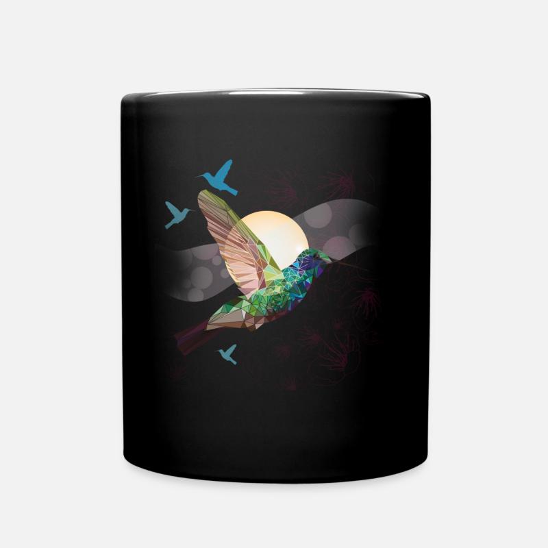 hummingbird - Full Colour Mug - black