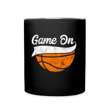 Basketball Game Ball - Full Colour Mug - black - Front