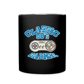 Game Zocken Geschenk - Tasse einfarbig - Schwarz - Vorne