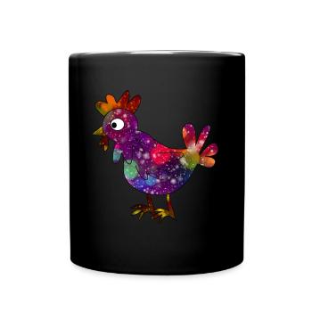 chicken - Full Colour Mug - black - Front