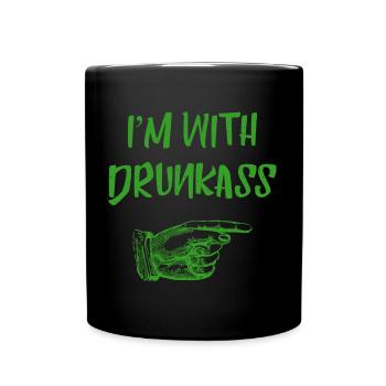 Alcool, bière, vodka, shamrock, idée, irlande - Mug uni - noir - Devant