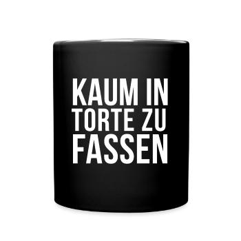 Cake Cake Pastry Dessert Sweets Gift - Full Colour Mug - black - Front