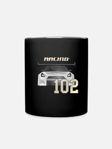 GTR RACING 102 – Sports Car Racing Design - Full Colour Mug - black