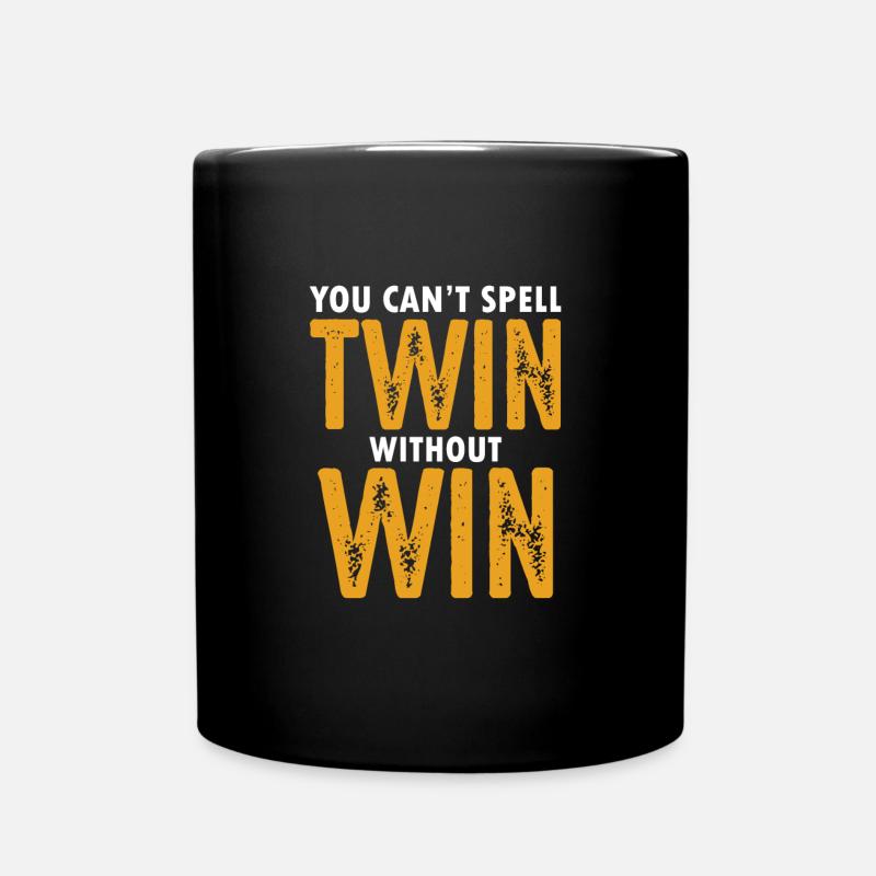 Les jumeaux gagnent toujours! - Mug uni - noir