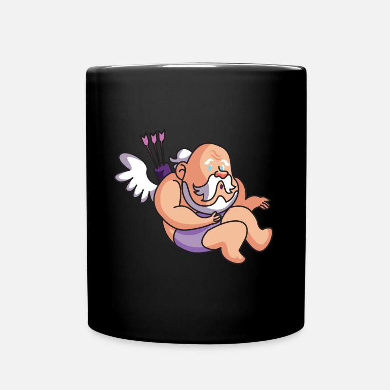Ange drôle - Mug uni - noir