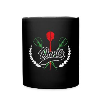 Darts sport darts - Full Colour Mug - black - Front