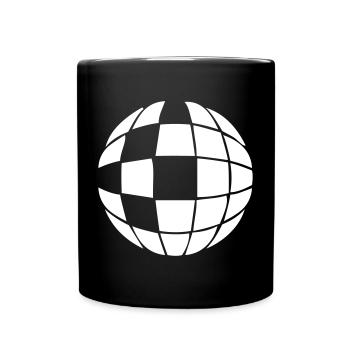 Boule disco boule disco - Mug uni - noir - Devant