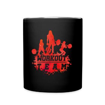 Fitness women group - Full Colour Mug - black - Front