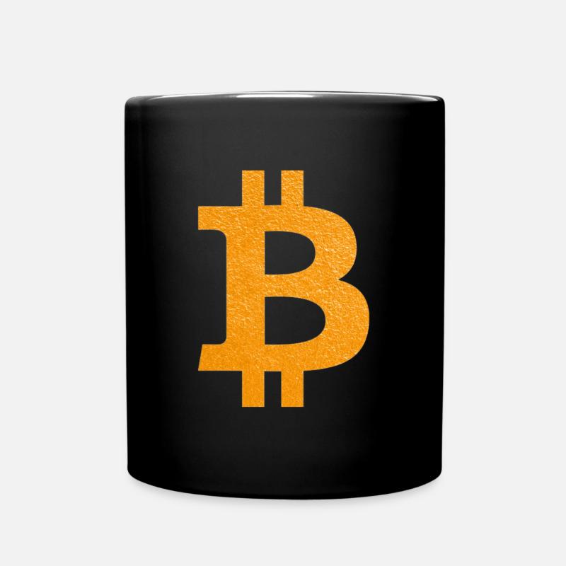 Bitcoin - Tasse einfarbig - Schwarz