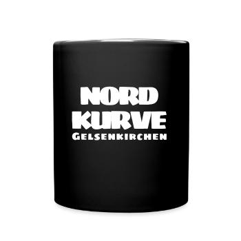 Cadeau de football de la courbe nord de Gelsenkirchen - Mug uni - noir - Devant