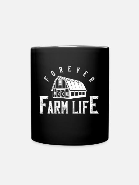 Farm farmer farm life claim - Full Colour Mug - black