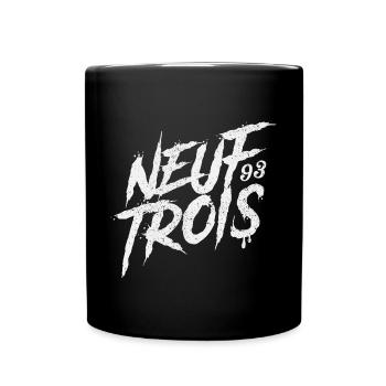Neuf Trois | 93 | Saint Denis | France - Tasse einfarbig - Schwarz - Vorne
