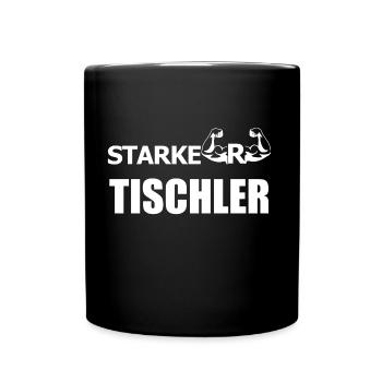 TISCHLER - Tasse einfarbig - Schwarz - Vorne