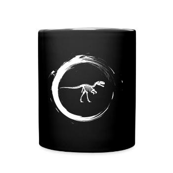 Dinosaures - Mug uni - noir - Devant