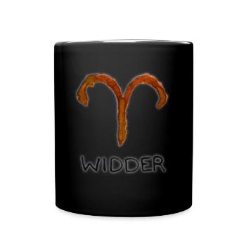 Zodiac Aries - Full Colour Mug - black - Front