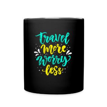 Voyage voyage - Mug uni - noir - Devant