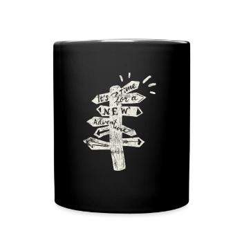 travel claim travel - Full Colour Mug - black - Front