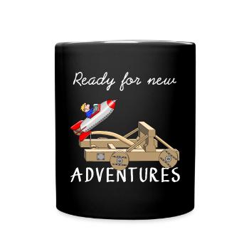 Aventure - Aventure - Mug uni - noir - Devant