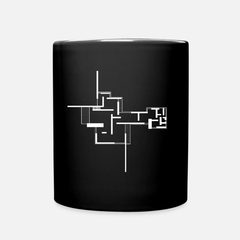 architecture - Mug uni - noir