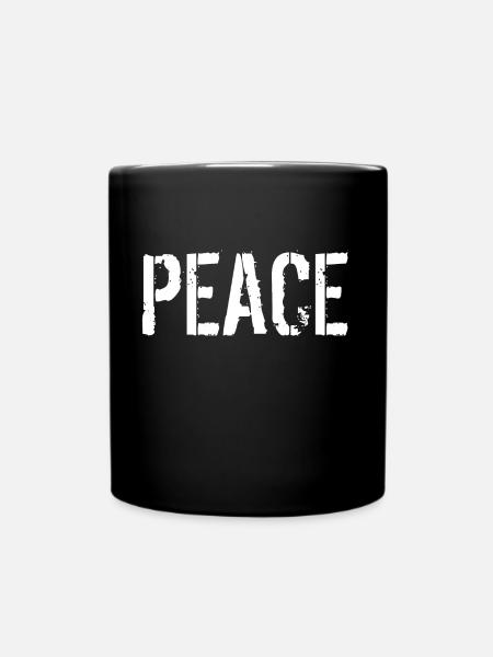 Peace - Full Colour Mug - black
