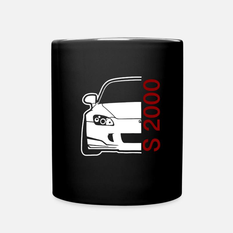 S 2000 Auto - Tasse einfarbig - Schwarz