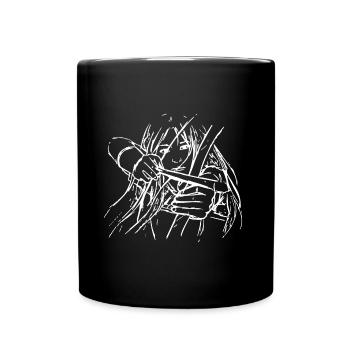 elf warrior - Full Colour Mug - black - Front