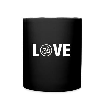 Om indien goa hinduismus buddhismus spirituell Zen - Tasse einfarbig - Schwarz - Vorne
