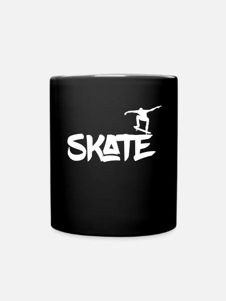 Skater Skate - Tasse einfarbig - Schwarz