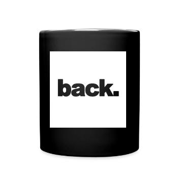 Sexy Back Rear Statement Typo Gift Text - Full Colour Mug - black - Front