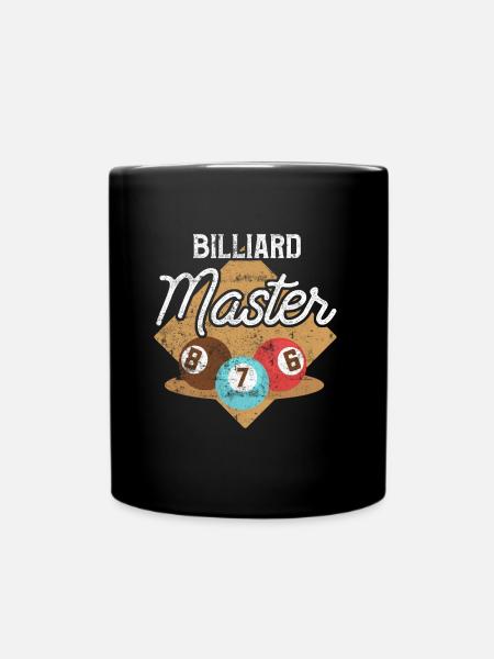 Billiard Spruch billiard - Tasse einfarbig - Schwarz