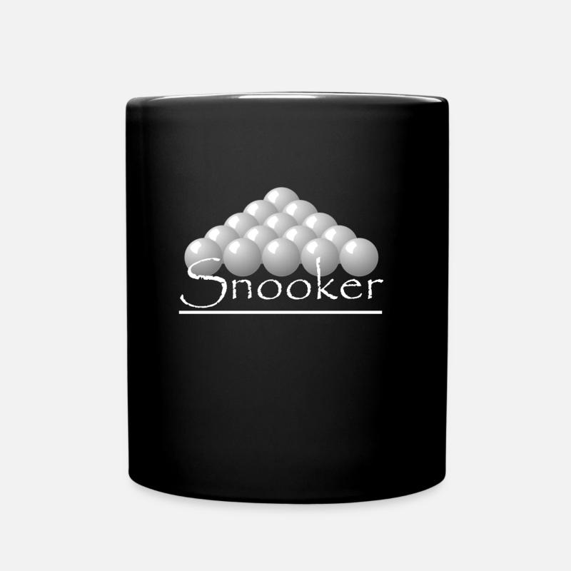 snooker - Full Colour Mug - black