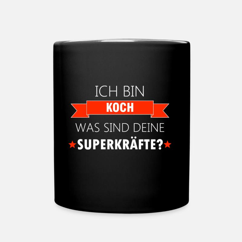 Koch T-Shirt Ausbildung Beruf kochen Geschenkidee - Tasse einfarbig - Schwarz