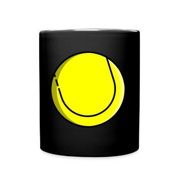 Tennis Tennis Ball Tennis Racket Tennis Game - Full Colour Mug - black - Front