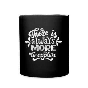 Travel Travel Explore Award - Full Colour Mug - black - Front