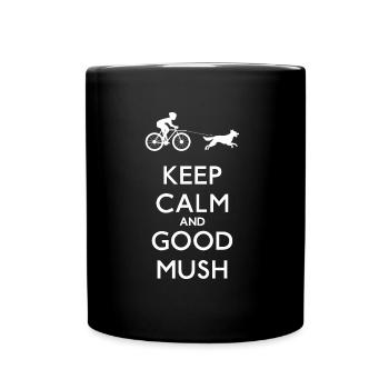 Keep Calm and Good Mush - Tasse einfarbig - Schwarz - Vorne