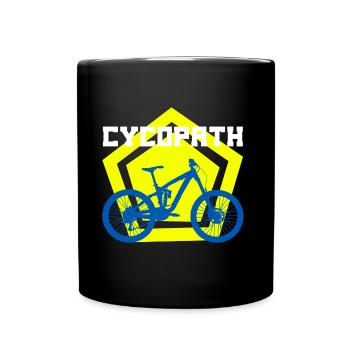 cycopath Funny T-Shirts - Full Colour Mug - black - Front