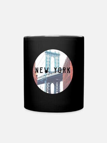 New York - Mug uni - noir