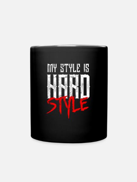 Hardstyle Musik - Tasse einfarbig - Schwarz