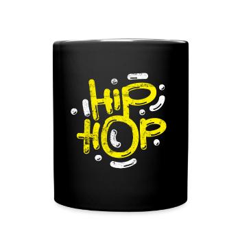 Hip hop musik - Tasse einfarbig - Schwarz - Vorne