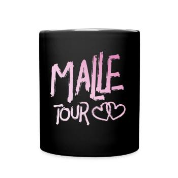 heart tour - Full Colour Mug - black - Front